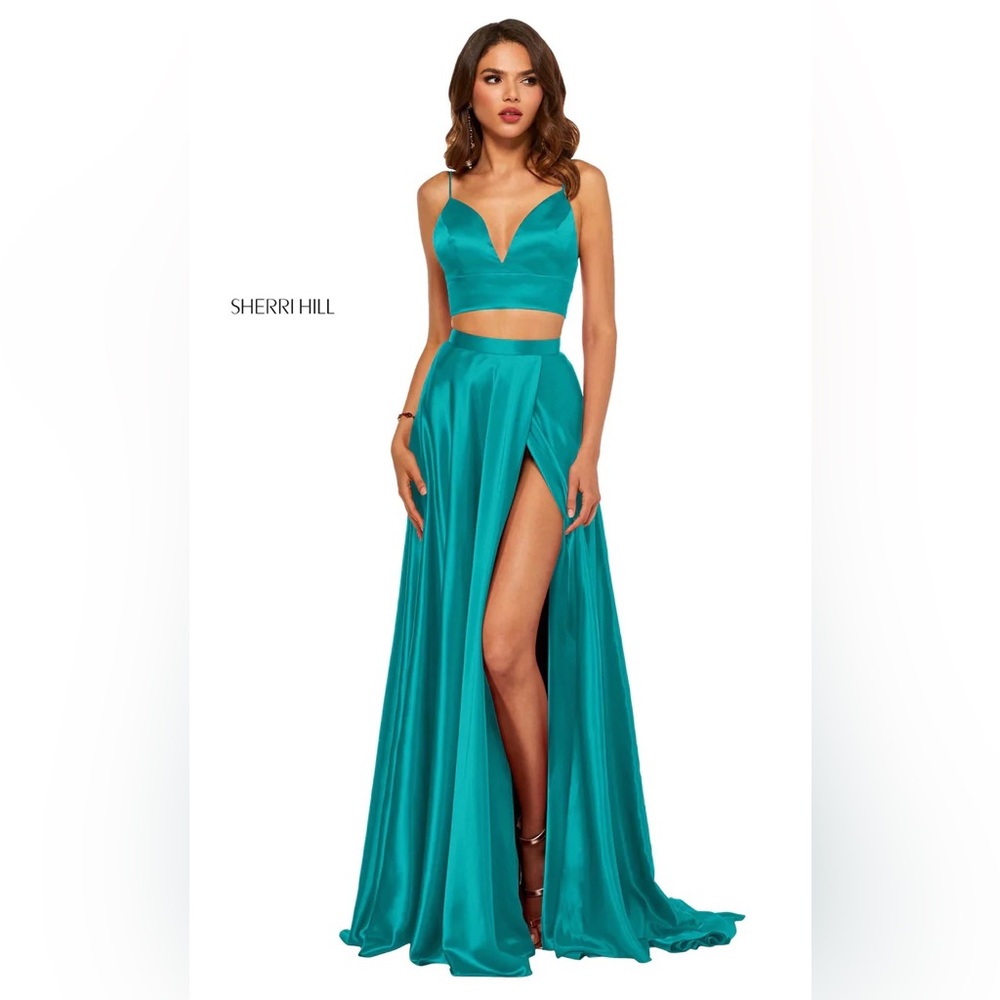 Sherri Hill 52488 Dress - Turquoise